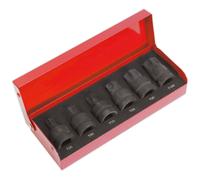 Juego De Puntas De Impacto Sealey AK5607 TRX-Star 6 Piezas 1/2" Cuadrado