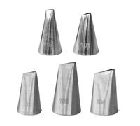 Juego de Puntas de Manga Pastelera Rose Flower Pastry Nozzles For Confectionery Nozzle Cake Decorating Icing Tips Baking & Tools para la Cocina(5pcs-1set)