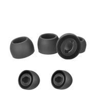 Juego de puntas de silicona 3 pares - Ajuste suave, tres tamaños, compatible con Samsung Galaxy Buds Pro Black