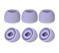 Juego de puntas de silicona 3 pares - Ajuste suave, tres tamaños, compatible con Samsung Galaxy Buds Pro Purple