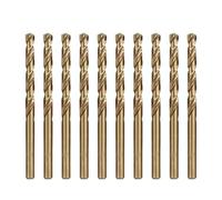 Juego de puntas de taladro en espiral con revestimiento de cobalto, 10 Uds., 1,0-13mm, HSS M35, broca for madera/Metal, cortador de agujeros, herramientas eléctricas
