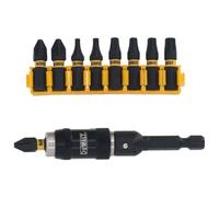 Juego de puntas de torsión DeWalt de 10 piezas con accesorio angular DT70578T
