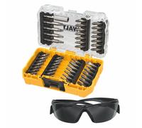 Juego de puntas DeWALT (47 piezas) y gafas de trabajo DT70703