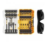 Juego de puntas DeWALT FLEXTORQ (38 piezas) + gafas de seguridad DT70740T