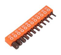 Juego de Puntas Hexagonales, Acero de Aleación S2, 12 Piezas, Broca de Vástago Imperial de 1/4, 25 Mm, Fuerte Fuerza de Adsorción para Destornillador Eléctrico con Soporte de