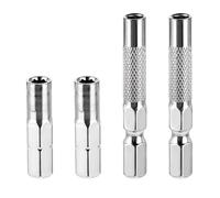 Juego de puntas hexagonales para destornilladores de 1/4 pulgadas, adaptador de destornillador de 6,35 a 4 mm, 1/4 pulgadas, para micropuntas de 4 mm, para herramientas de reparación de coches y
