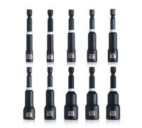 Juego de puntas métricas para destornillador de tuerca, 10 piezas