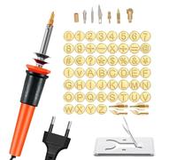 Juego de puntas para quemar leña,Kit de puntas para quemar leña, Juego de de 65 piezas, Herramientas para tallar cabezales, kit de artesanía estable y seguro para artistas y aficionados