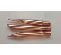 Juego de Puntas para Soldador 3 Piezas - de Cobre puro 99,99% - Rosca M4 Prensada - Duraderas y Resistentes al calor - Compatible con Parkside, LUX, ZD, Niteo - Punta fina, Biselada, de Precisión