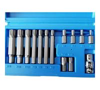 Juego de Puntas Ribe 10 mm - 14 Piezas en Estuche - Vasos Ribe para Carraca y Llave de Impacto uso Mecánicos en Taller