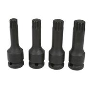 Juego De Puntas Spline De Herramientas Láser 1/2"D 4 Piezas 4392