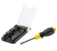 Juego de puntas Stanley con organizador y destornillador, 34 piezas STHT0-70885
