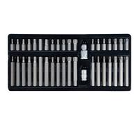 Juego de puntas Yato Torx Spline Hex en maletín 30/75 mm con adaptadores