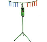 Juego de puntería para entrenar la coordinación mano-ojo con palos de reflejos | Juego arcade con luces LED y reacción musical para ferias, eventos, fiestas, bares, empresas y noches de juegos Green