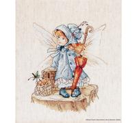 Juego de punto de cruz Luca-S "Flying fairy", patrón de conteo, 18x20,5cm