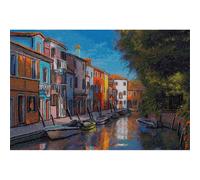 Juego de punto de cruz Panna "Pequeña Venecia" 35x23,5cm, patrón de conteo