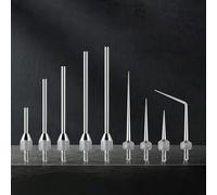 Juego de puntos de contacto de aguja para diales, medidor de profundidad 4-48 pulgadas, rosca Shank 0 15 mm 0 3 mm 1 1 5 2 diámetro aguja de medición de acero inoxidable