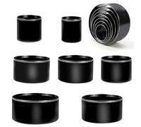 Juego de punzones de cuero KXVXXV de 7 piezas, herramienta de perforación redonda, punzones de perforación de 20/25/30/35/40/45/50 mm, herramientas de cuero para manualidades DIY