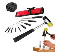 Juego De Punzones Para Pasadores Roll,Herramientas Manuales De Reparación Portátiles - Set De Mantenimiento Para Maquinaria - Para Automoción Relojería Joyería Armas De Fuego Muebles Y
