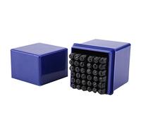 Juego de punzones para sellos de letras y números del alfabeto de acero, 36 piezas, 3 mm, kit de herramientas de troquelado de acero al carbono duradero para manualidades en