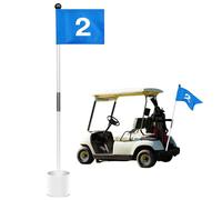 Juego de putt de corte de putter de bandera verde de golf - Copa de retención de bandera de pasador de golf duradera | Kit de entrenamiento de putting al aire libre y jardín, accesorios de go