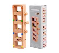 Juego de puzles de cuentas | coordinación -mano aprendizaje temprano - Puzzle de madera enhebrado con cuentas - para niños a partir de 3 años de edad, casa, viaje, dormitorio