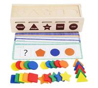 Juego de Puzzle de Asociación para - Juego De Madera Para El Entrenamiento Del Pensamiento Lógico,Asociación Puzzle Para El Aprendizaje De Formas Y Colores - para Niñas Niños Niños Kindergarten Casa