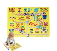 Juego de Puzzle Laberinto de Madera | Herramienta de aprendizaje Temprano para el Pensamiento Lógico | Laberinto De Mesa De Asociación Colores Y Figuras - Para Desde 3 Años en Casa Escuela Viaje