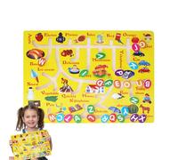 Juego de Puzzle Laberinto de Madera,Juego Educativo para Habilidades Cognitivas, Sociedad con Formas para Asociar | para a partir de 3 Años en Casa Escuela Viaje