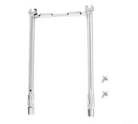 Juego de quemador de parrilla de gas de acero inoxidable para Weber I y II serie 200 con control frontal, piezas de acero 304 de grado alimenticio para una distribución uniforme del calor, kit de
