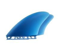 Juego de quillas for Tabla Surf, con pestañas Individuales o Dobles, Fibra Vidrio sólida for Mayor ligereza, Durabilidad y máximo Rendimiento. Aletas for Tablas Fish(Single Tab blue2 K2)