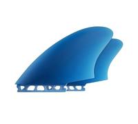 Juego de quillas for Tabla Surf, con pestañas Individuales o Dobles, Fibra Vidrio sólida for Mayor ligereza, Durabilidad y máximo Rendimiento. Aletas for Tablas Fish(Single Tab Blue Big)