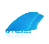 Juego de quillas for Tabla Surf, con pestañas Individuales o Dobles, Fibra Vidrio sólida for Mayor ligereza, Durabilidad y máximo Rendimiento. Aletas for Tablas Fish(Single Tab Blue K2)