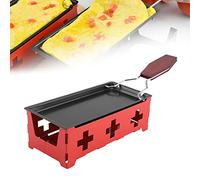 Juego De Raclette De Queso, Sartén Para Raclette A La Luz De Las Velas, Portátil, Plegable, Antiadherente, Con Espátula, Herramienta Para Asar En La Cocina Del Hogar, Espátula, Herramienta Para Asar E