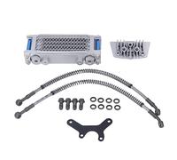 Juego de radiadores de aceite para motocicleta, kit de de enfriamiento de aceite del motor de repuesto para Monkey 125 de 50 a 150, moto de cross con tuberías de acei