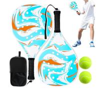 Juego de raqueta de pickleball, ligera y ergonómica de fibra de carbono, adecuada para hombres, niños, adultos, entrenamiento deportivo, parque, jardín, escuela y