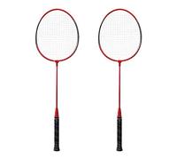 Juego de raquetas de bádminton para 2 jugadores, para interiores y exteriores, para estudiantes, prácticas, raqueta de bádminton con funda