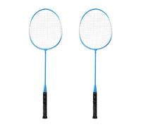 Juego de raquetas de bádminton para 2 jugadores, para interiores y exteriores, para estudiantes, prácticas, raqueta de bádminton con funda
