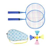 Juego de raquetas de bádminton y volantes - Juego completo para exteriores con bolsa y volantes | Equipo deportivo ligero con mango cómodo para niños, chicos, niñas y familia