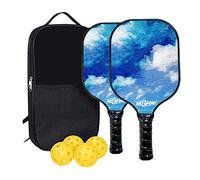 Juego de raquetas de pickleball para hombres y mujeres, regalos deportivos, con bolsa de almacenamiento, tipo J