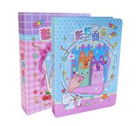 Juego de raspador para niños, 52 piezas de accesorios de pintura divertidos, 20,5 x 12,6 x 2,5 cm, accesorio de arte de rascador colorido, curso educativo de manualidades para niños, herramienta de