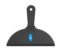 Juego de raspadores de masilla de plástico, juego de raspadores de pintura, colección de herramientas de 1.5 a 8 pulgadas, cuchillas negras para quitar papel tapiz (8 pulgadas)