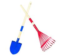 Juego De Rastrillos Y Pala De Madera Seguros Para Niños 2 Uds. Para Trabajos En Jardín Juego De Cabeza Desmontable Construcción De Madera Juguete De Jardinería Juguetes De Jardín