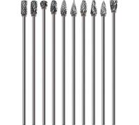 Juego de rebabas de carburo 10xtc