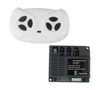 Juego de receptor de control remoto JR1922RXS-3W-12V para niños de 12 V con mando a distancia y caja de control, pieza de repuesto compatible con vehículos de juguete RC negro y blanco