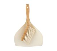 Juego de recogedor y cepillo de bambú natural grande de bambú natural, cepillo de cerdas de escoba, barredora de limpieza de suelos, barrido de hogar, cocina, oficina, interior y exterior, bambú