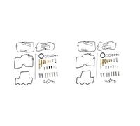 Juego De Reconstrucción Carburador Kit De Reparación Carburador Motocicleta para CRF150R, CRF250R, CRF450R, TRX450ER CRF250X. Incluye Junta Válvula Aguja(2 Juegos)