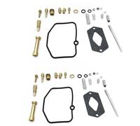 Juego De Reconstrucción Carburador Kit De Reparación Carburador Motocicleta para DT125R, DT125X, DT125RE, DT125RH Y DT125RR Reconstrucción con Asiento Aguja Flotante(2 Juegos)