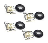 Juego De Reconstrucción Carburador Kit De Reparación Carburador Motocicleta para Suzuki DR250 DR250SE DR250SL DR350 Incluye Diafragma Flotador para La Reconstrucción del(4 Conjunto)