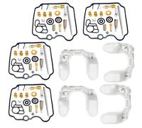 Juego De Reconstrucción Carburador Kit De Reparación Carburador Motocicleta para XJ600N XJ600S Diversion 1992 1993 1994. Incluye Émbolo Flotador Y Diafragma(Conjunto 6)